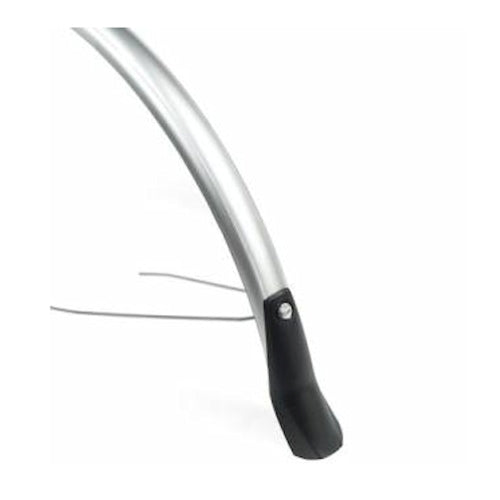 Eurofender Snello rear mudguard 46mm - 28 inch silver
