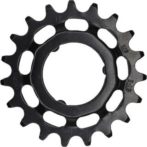 Sproicéad KMC Shimano 17t, Chromoly Black
