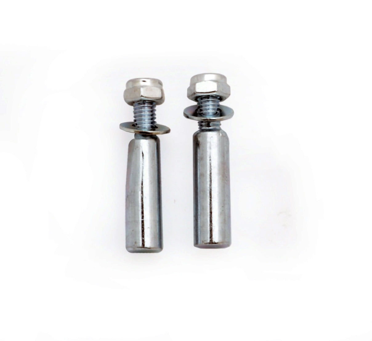 Simson crankskewers silver per 2 pieces on card