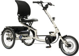 Pfautec elektrische shoppingfiets scoobo + (#1) e-threecy.pfau-tec scoobo + 16 20 14sp grey