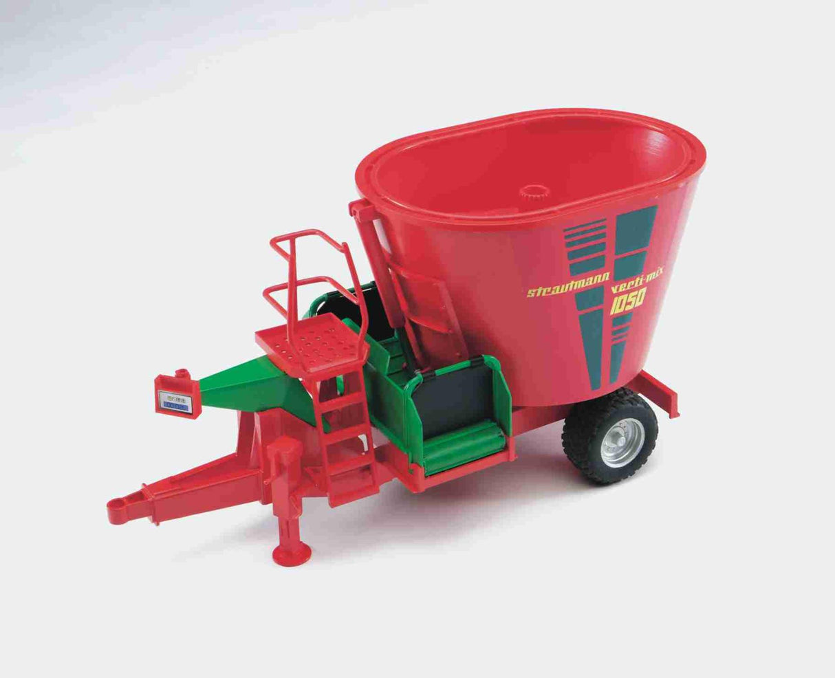 Máquina de mezcla de alimentación de remolque Bruder Tractor Strautmann Verti Mix 1050