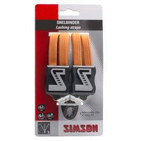 Snelbinder Trio Simson se 3 pojivami 61 cm - oranžová