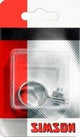 Simson Brake Bandage autour de 22 mm en acier inoxydable chacun sur la carte