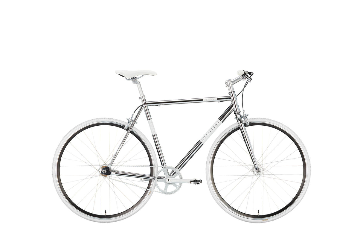 Excelsior singlespeed dandy (#1) bike excels. dandy 28 56 diam. 1sp chrome