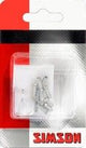 Simson inner cable end sleeves aluminum p 10 pcs on card