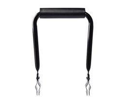 Backrest with back cushion 27 cm black