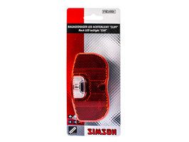Simson battery luggage carrier rear light cliff 1 led on of