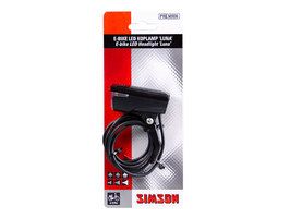 Headlight Luna E-BLOBED 6 cm Geck 25 Lux Black