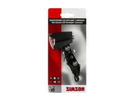 SIMSON Front Fork Heastlamp Black Liminous Hub Dynamo na mapě