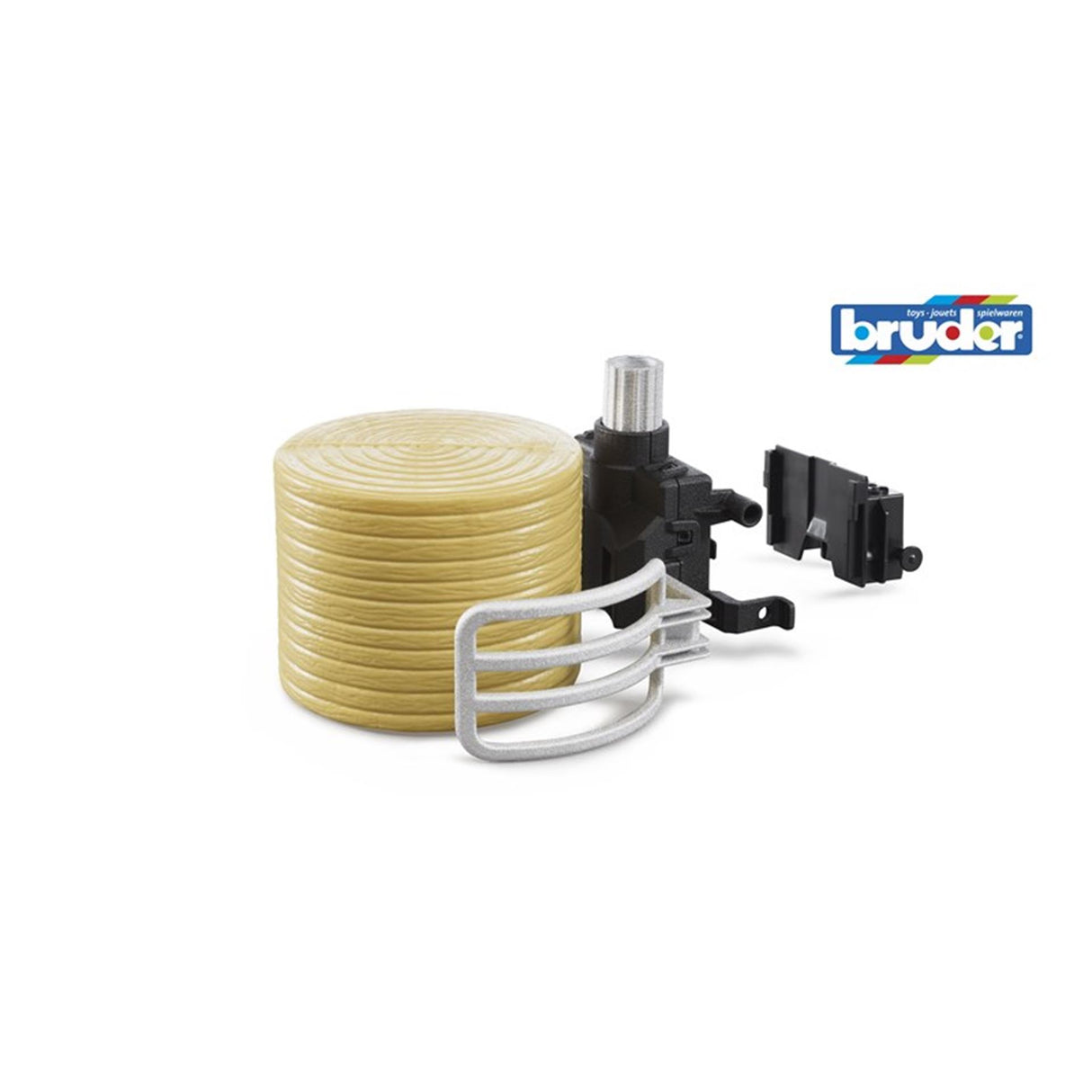 Drapák balíkov Bruder s 1 okrúhlym balíkom sena