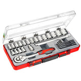 Connex dopsleutelset profi 12 22 delig