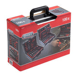 Connex gereedschapskoffer 100 delig alukoffer