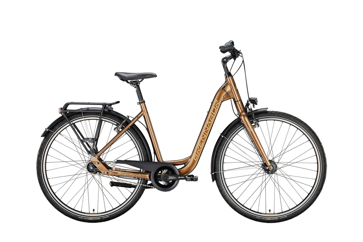 Brennabor trekkingfiets t-47 mod. 24 bike trekking t-47 28 45 wave 7sp.brown beige