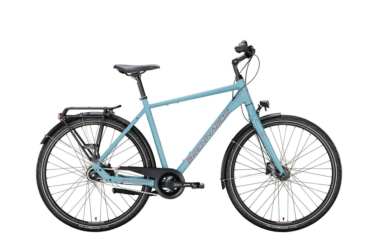 Bicicleta de trekking Brennabor T-48 mod. 24 bici trekking t-48 28 60 he. 8sp. azul burdeos