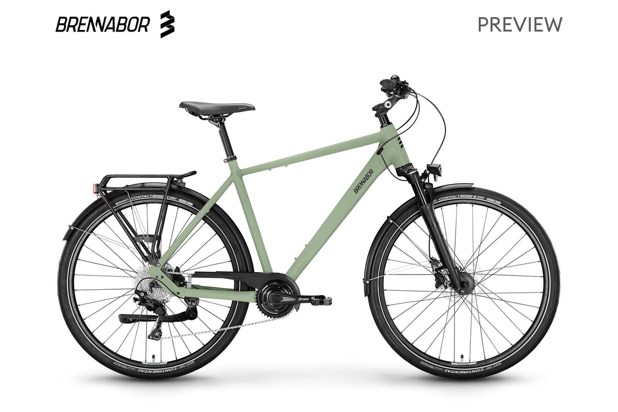 Brennabor trekking bike t-60 (#1) bike brennab. t-60 28 50 27sp forest green