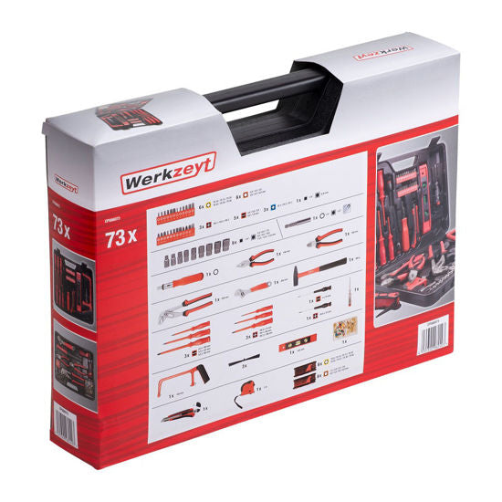 Connex gereedschapskoffer 73 delig compleet