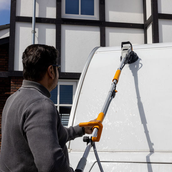 Ac ikerkefe akkumulátor tisztító kefe kefe nélküli (MaxxPack 18V).