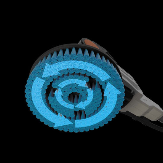 Ac ikerkefe akkumulátor tisztító kefe kefe nélküli (MaxxPack 18V).