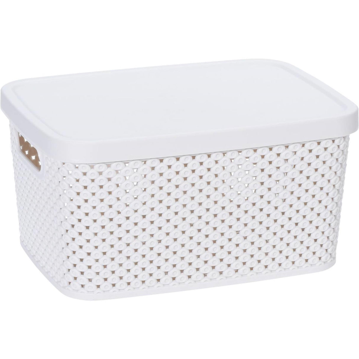 Různé úložné boxy s víkem 22 cm různé designy