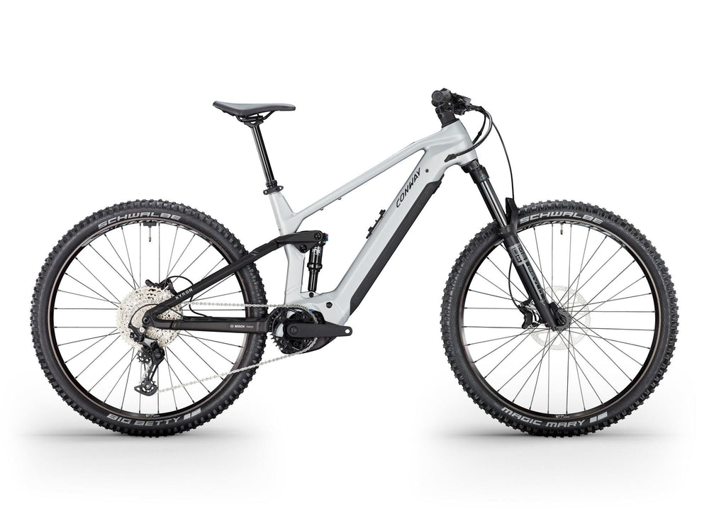 Conway elektrische mtb full-suspension xyron st 4.0 (#1) ebike conw.xyron st 4.0 29 46 12sp full sus.si bl