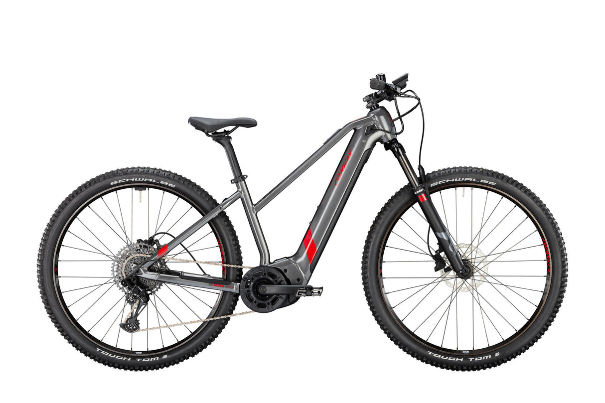Conway elektrische mtb hardtail cairon s 4.0 mod. 24 ebike conw.cairon s 4.0 29 49 trap. 12sp grey red
