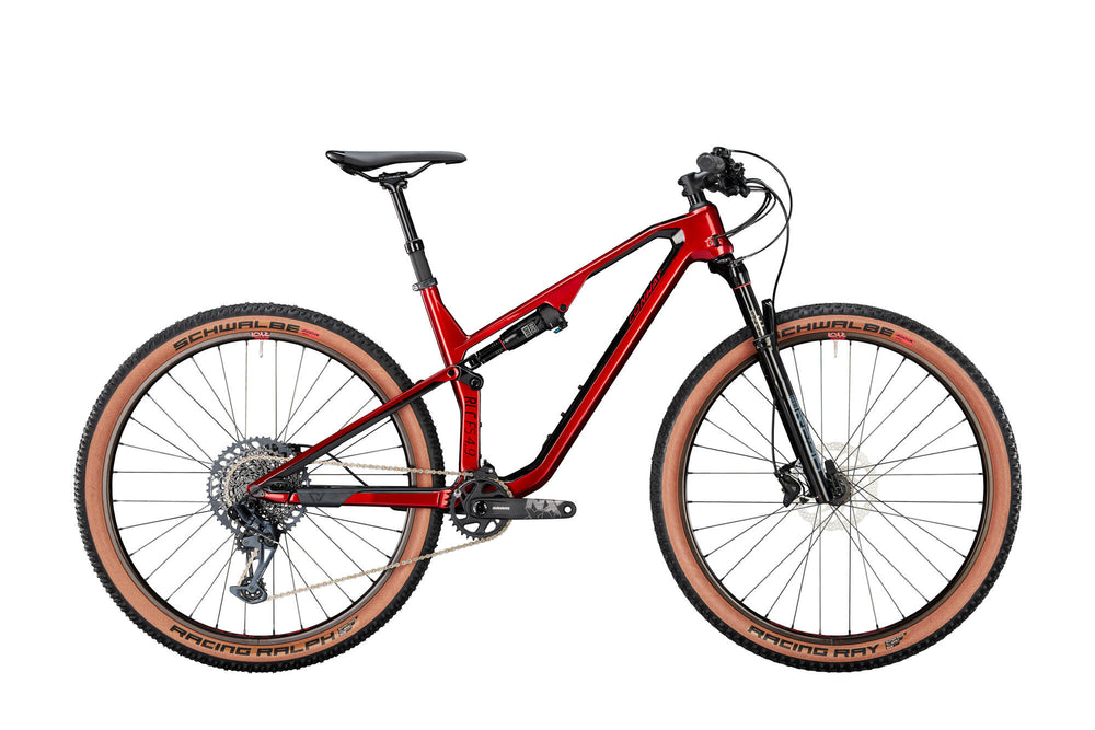 Conway mtb full-suspension rlc fs 4.9 mod. 23 bike con.rlc fs 4.9 29 43 full sus.12sp red black
