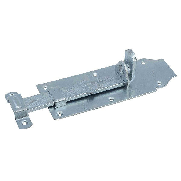 Waelbers hangslotschuif vlak 200mm blauw verzinkt