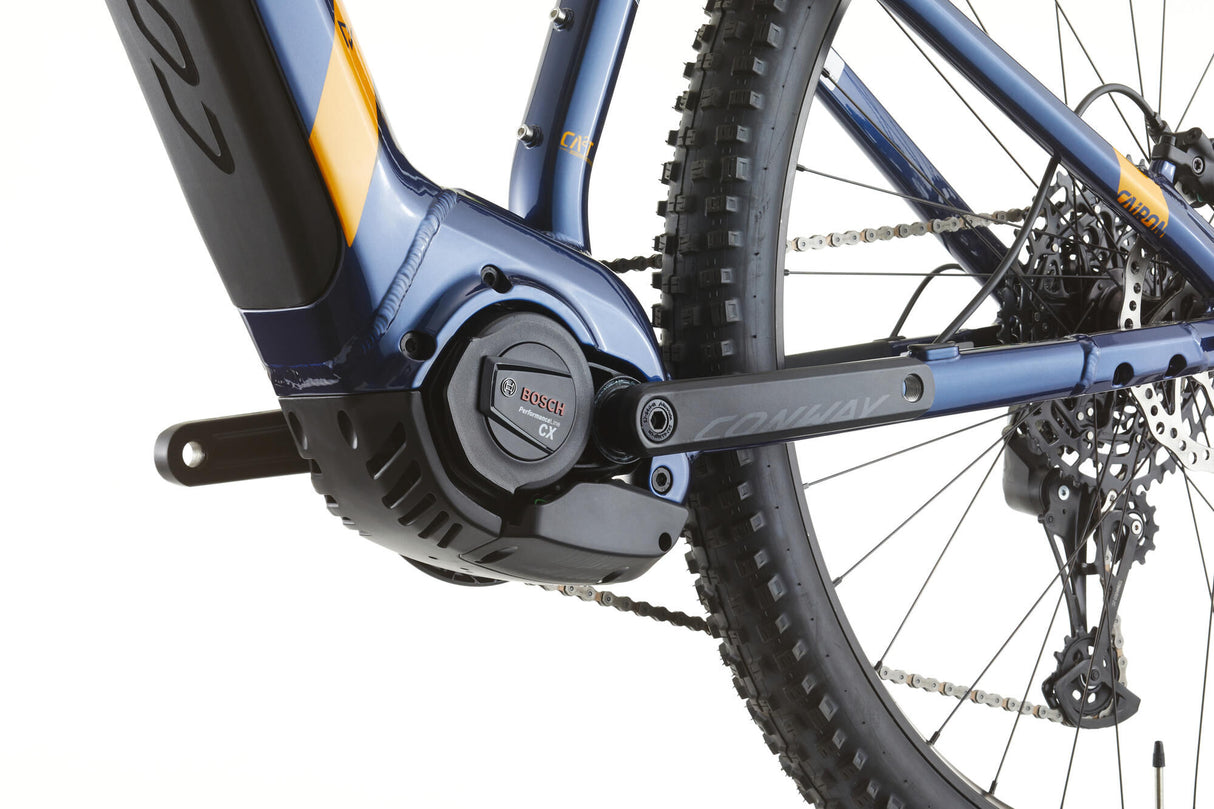 Conway elektrische mtb hardtail cairon s 4.0 mod. 24 ebike conw. cairon s 4.0 29 45 diam. 12sp blue or.