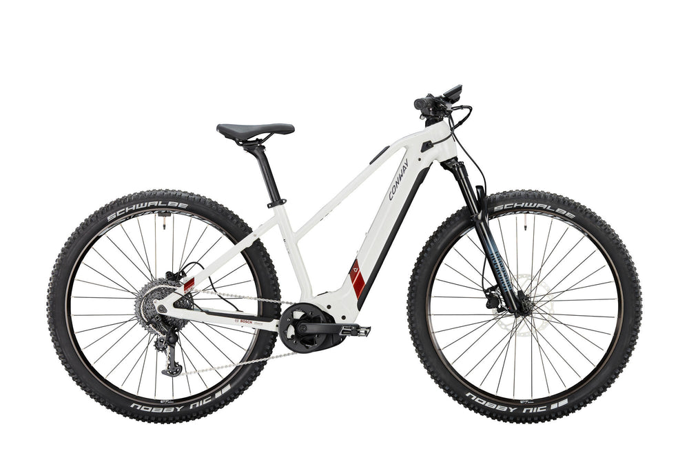Conway elektrische mtb hardtail cairon s 8.0 mod. 23 ebike conw.cairon s 8.0 29 49 trap.11sp white cop