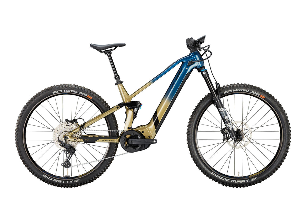Conway elektrische mtb full-suspension xyron s 4.9 mod. 24 ebike conw. xyron s 4.9 29 40 full sus.blue bron.