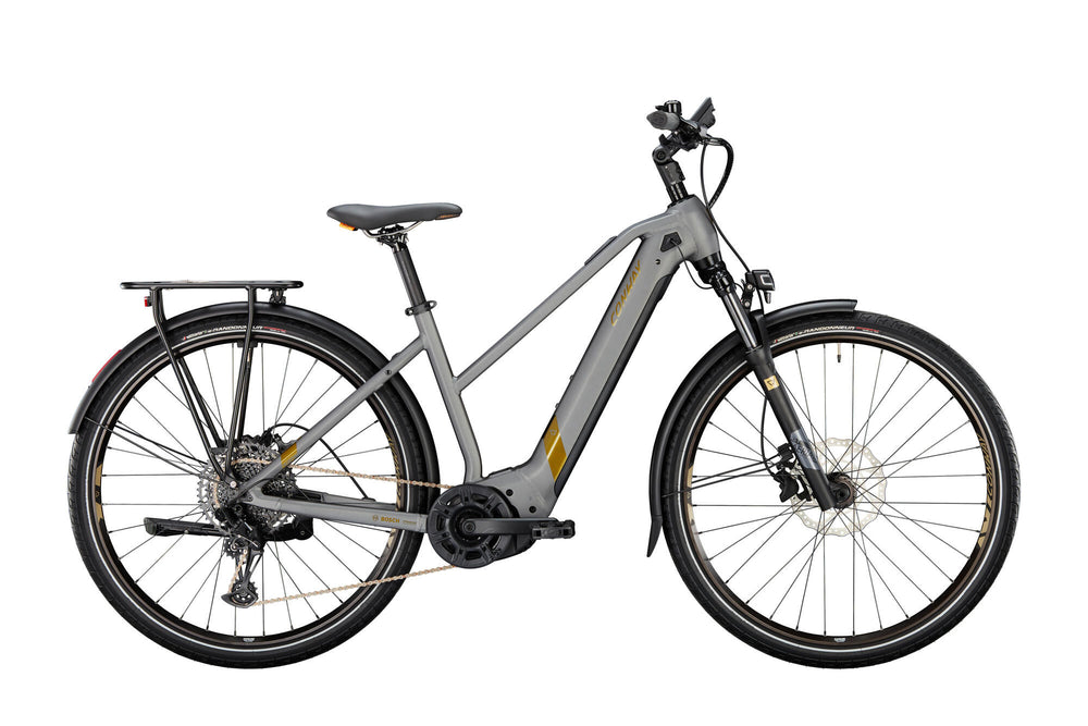 Conway elektrische trekkingfiets cairon t 5.0 mod. 23 ebike conw.cairon t 5.0 28 45 trap.12sp grey bro.