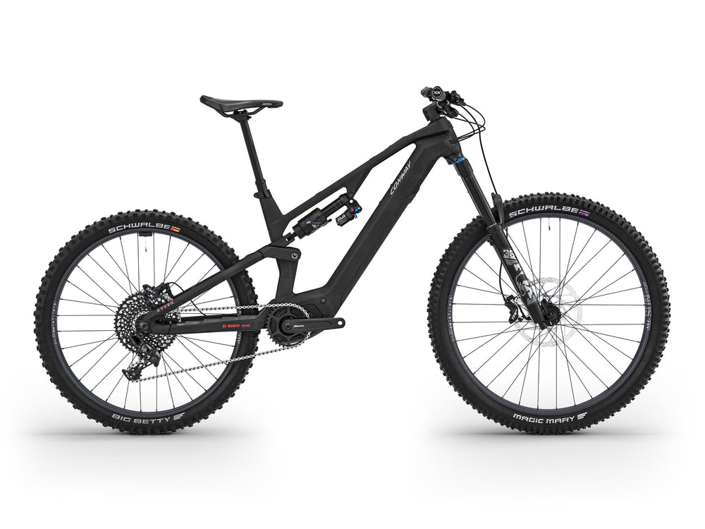 Conway elektrische mtb full-suspension ryvon lt 4.0 mod. 24 ebike con.ry.lt 4.0 29 44 full sus.12sp carbon sil.