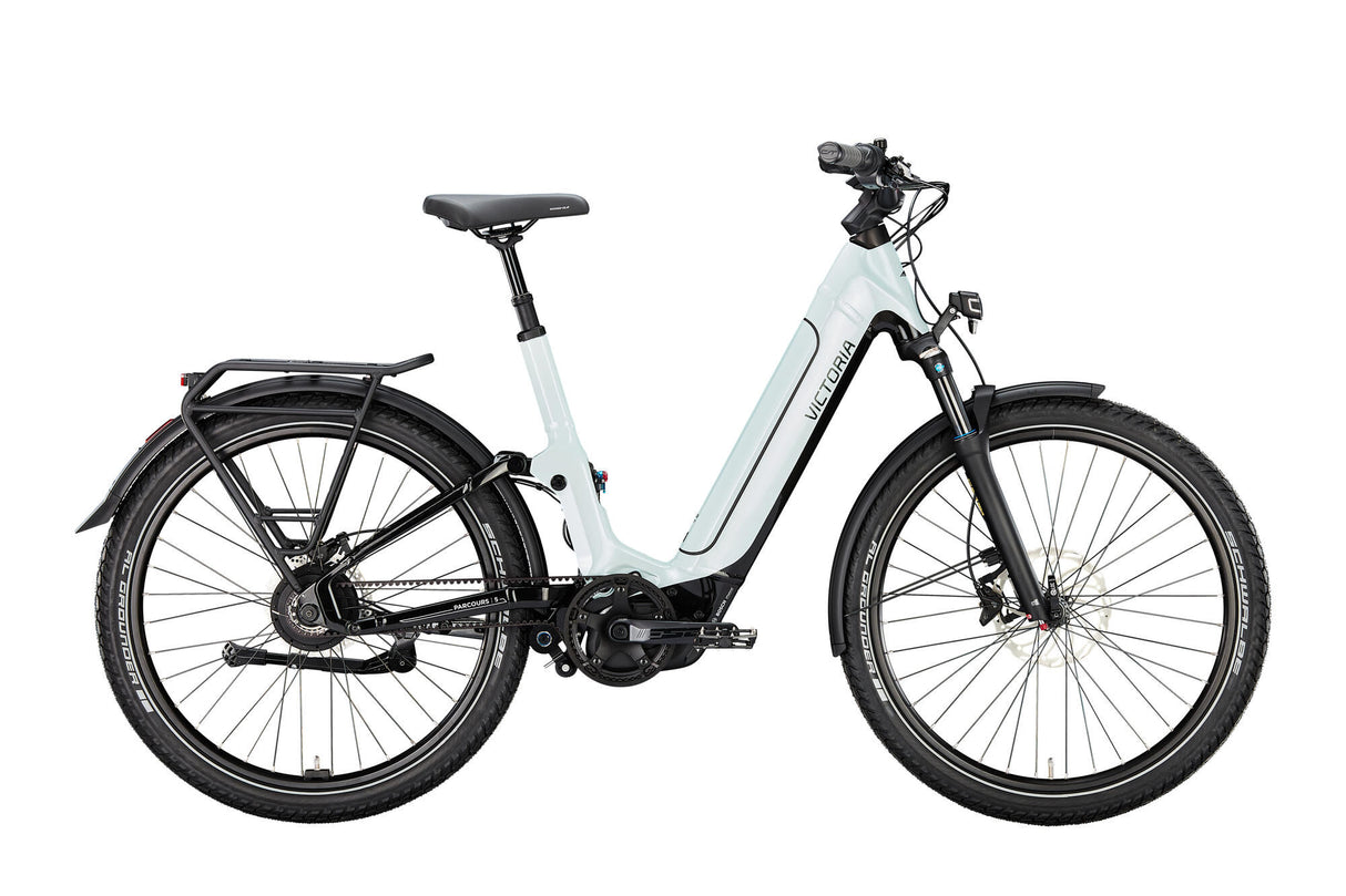 Victoria elektrische full suspension parcours 5 (#1) ebike vict. parcours 5 28 51 env. ice white
