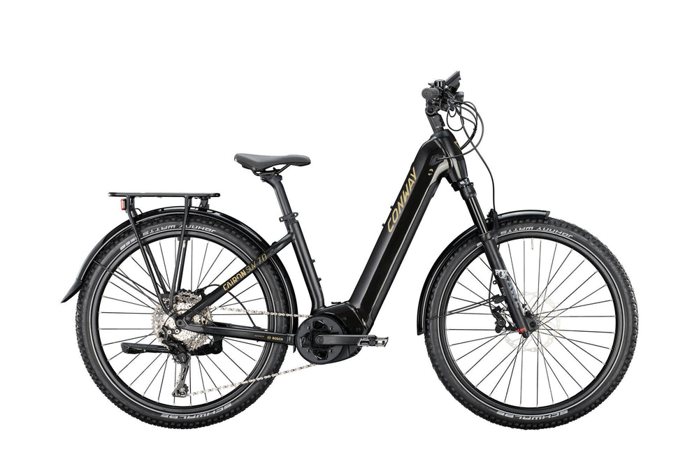 Conway elektrische suv cairon suv 7.0 mod. 24 ebike conw.cairon suv 7.0 27,5 54 wave 11sp bl gold