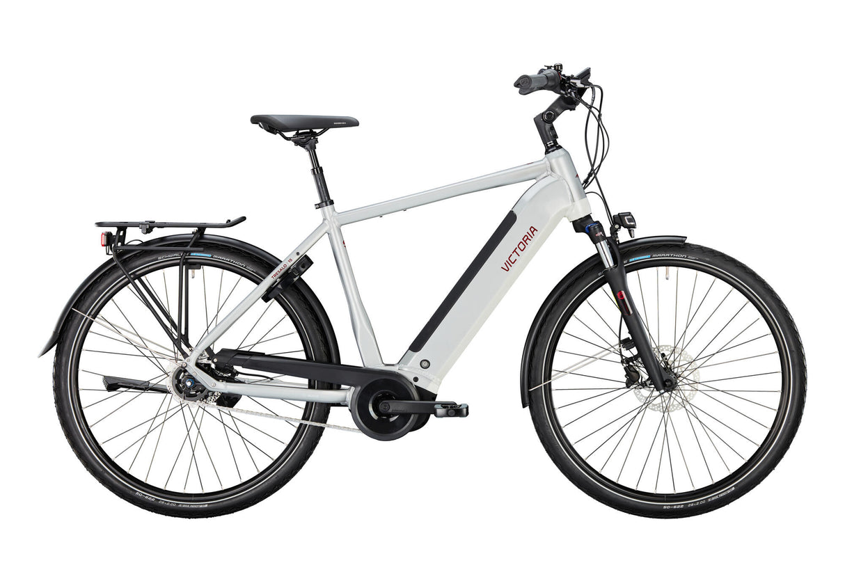 Victoria elektrische trekkingfiets "tresalo 15" (#1) ebike vict. tresalo 15 28/50 5sp fh silver