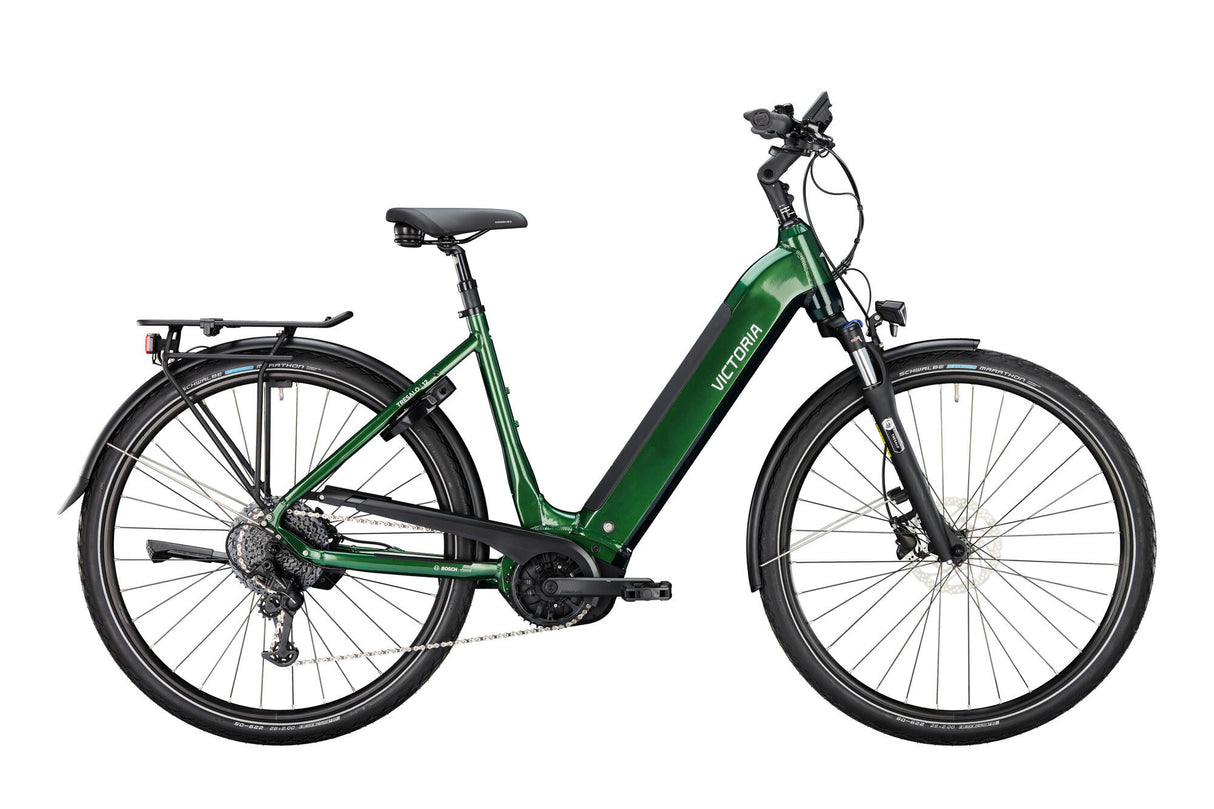 Victoria elektrische trekkingfiets tresalo 12 (#1) ebike vict. tresalo 12 28 56 9sp wave green