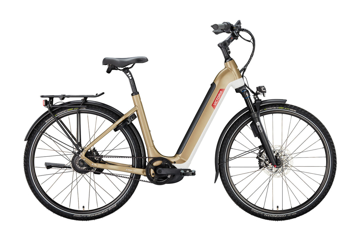 Victoria elektrische trekkingfiets "manoc 7" (#1) ebike vict. manoc 7 28/54 env. wave grey