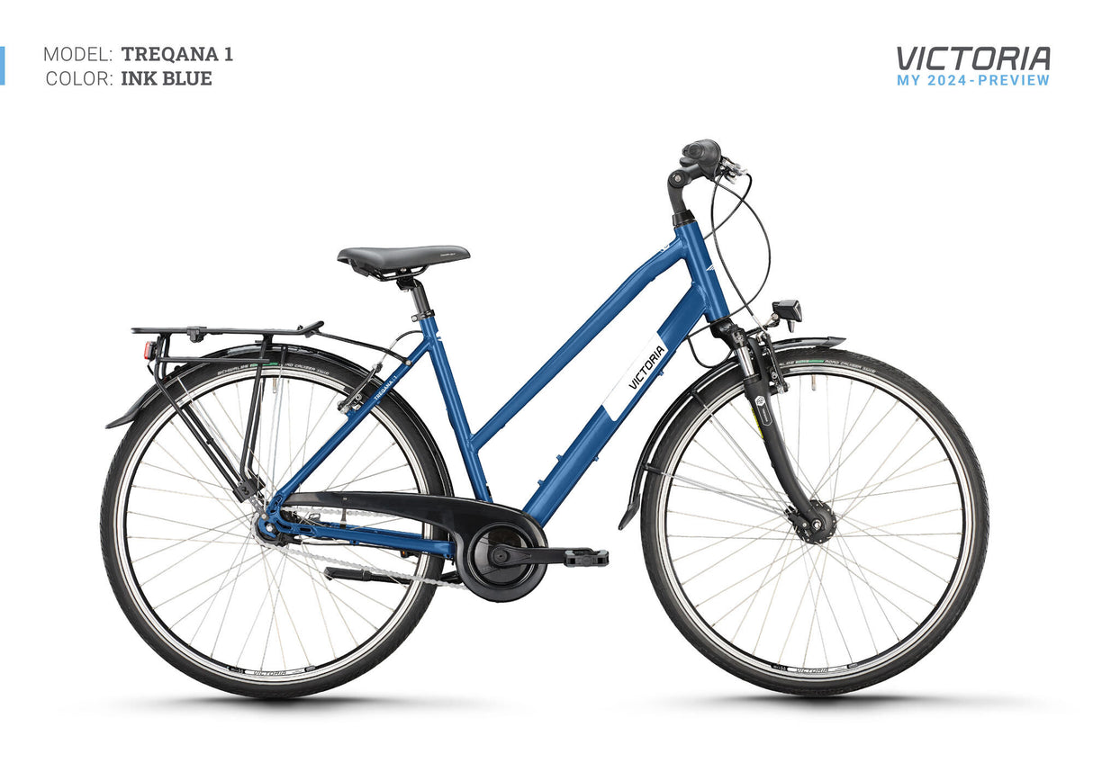 Victoria trekking bike treqana 1 mod. 24 bike vict.treqana 1 28 50 stairs. 7sp ink blue