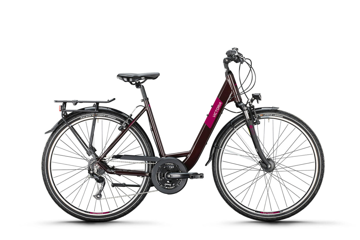 Victoria trekking bike treqana 2 mod. 24 bike vict.treqana 2 28 51 wave 24sp rosso brown