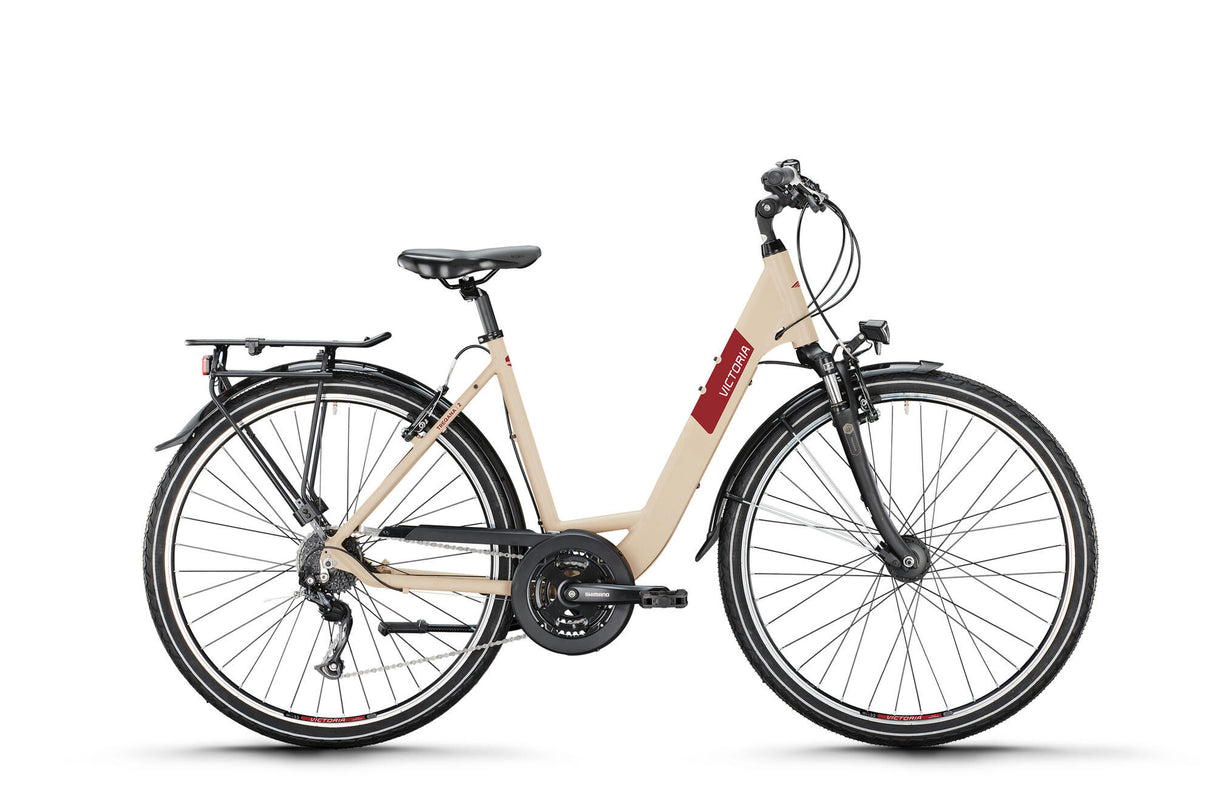 Victoria trekking bike treqana 2 mod. 24 bike vict.treqana 2 28 56 wave 24sp gray beige