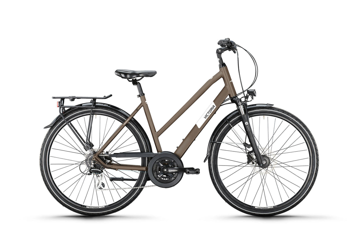 Victoria trekking bike treqana 4 mod. 24 bike vict.treqana 4 28 46 stairs. 24sp earth grey