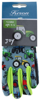 Keron børnehandske joy 6 8 års traktor motiv
