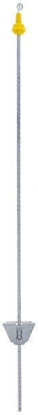 Mm ration post oval spring steel with curl insulator | 25 pieces