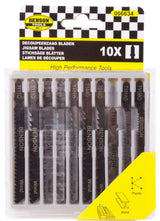 Stichsägeblätter-Set 10-teilig, Profi-Schaft