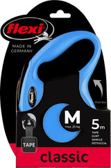 Flexi Classic retractable leash tape blue