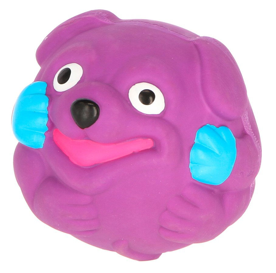 Latex hund sorteret efter farve 9 cm