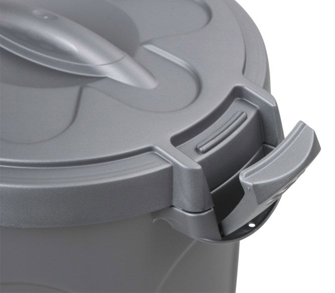 Producten voerton tom met deksel 16kg 46ltr