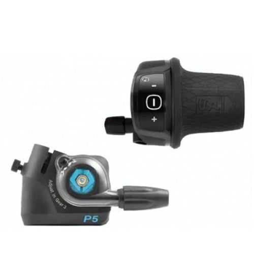 twist shifter 5-speed with clickbox suitable for Sram