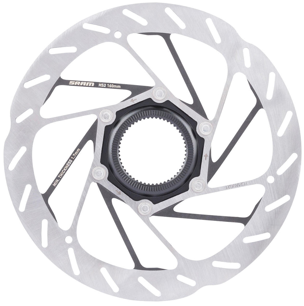Sram remschijf hs2 disc brake hs2 cl 160mm