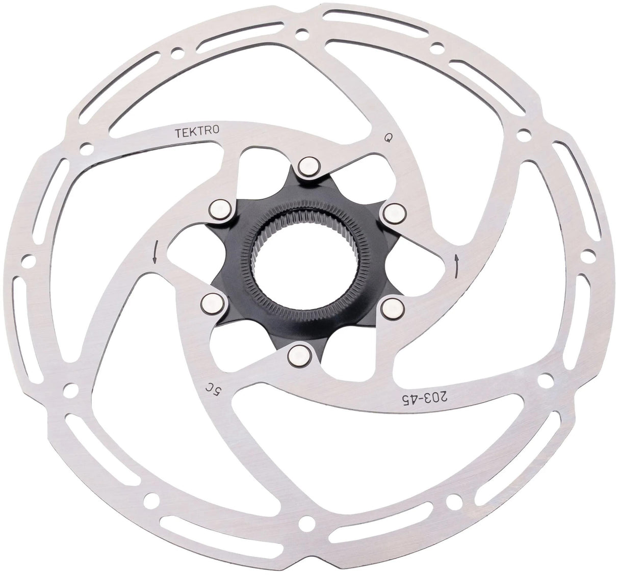 Brzdové kotouče Tektro TR-45 brzdové kotouče F.HD-T390 203mmx2,3mm střed L